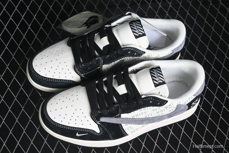 Nike Travis Scott x Fragment Design x Air Jordan 1 Low OG SP Sneakers - SJ2068-108
