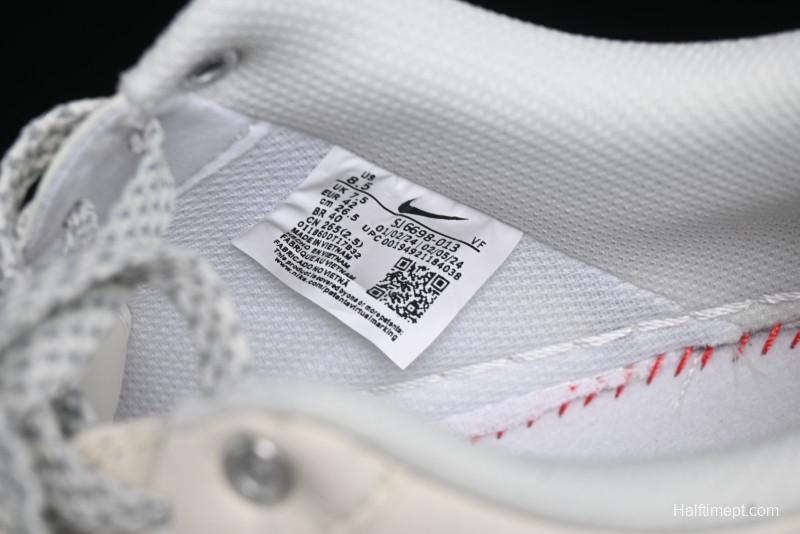 Nike Air Force 1 '07 Low Stussy Collaboration - Double Swoosh Red Tag Low-Top Casual Sneakers - SJ6698-013