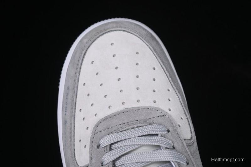 Nike Air Force 1 '07 Low Chrome Hearts Collaboration Silver Grey Low-Top Casual Sneakers - FZ0188-032