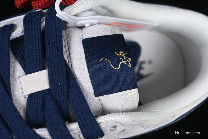 Nike SB Dunk Low Year of the Snake Limited Edition Blue Snake Swoosh Anniversary Custom Low-Top Casual Sneakers - XX3168-112