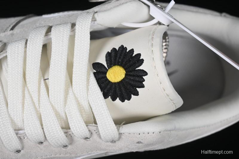 Nike Air Force 1 '07 Low Grey Pig Suede Graffiti Casual Sneakers - DF0188-035