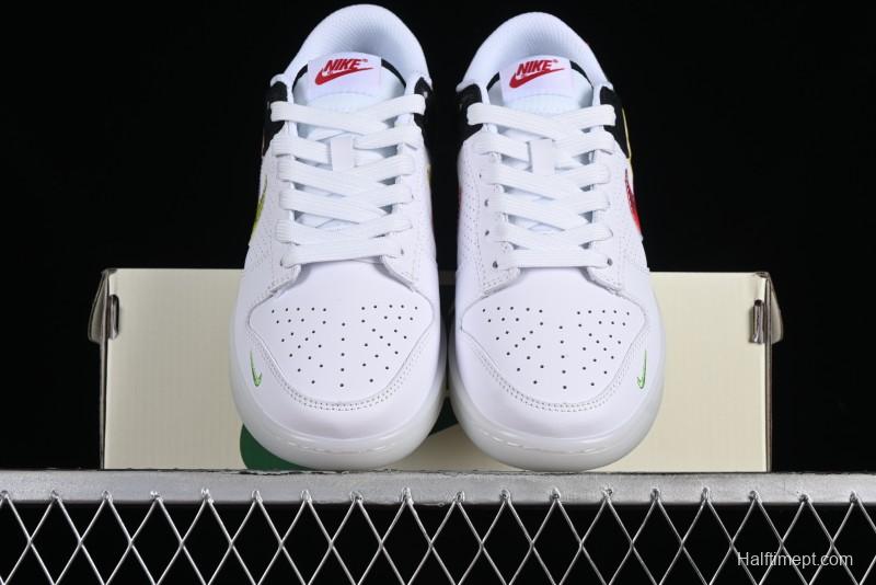 Nike SB Dunk Low Multi-Color Crystal Anniversary Customized Low-Top Casual Skate Shoes - JH8039-935