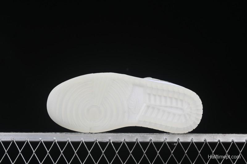 Nike Air Jordan 1 Low AJ1 Amber Green Low-Top Casual Sneakers - HF4078-100