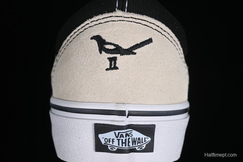 Vans Buzz Old Skool Peace Dove Classic Canvas Patchwork Low-Top Skate Shoes - VN000CR5BPB