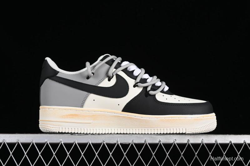 Nike Air Force 1 '07 Low Custom Hand-Painted Anime Theme Casual Sneakers with Strap - ZH0316-015