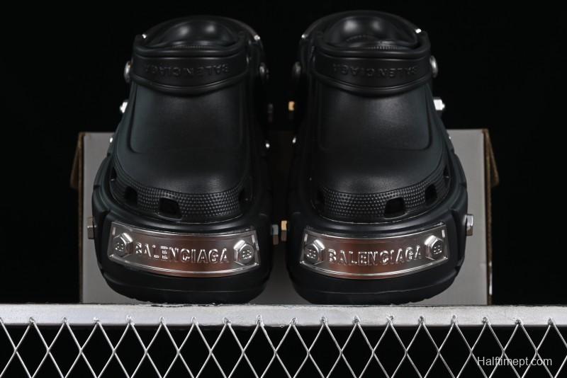 Balenciaga Hardcrocs Slide EVA Round Toe Ultra Thick Sole Clog Sandals - W1S8N1081