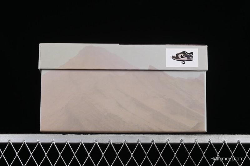 Nike Dunk Low Panda Prank Street Racing Electro Rust Distressed SB Strap Low-Top Casual Sneakers - DD1391-100