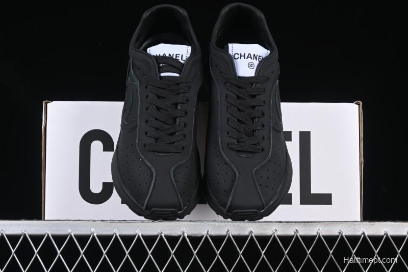 Chanel 25C Tie-Up Flat Casual Lifestyle Shoes - G46372