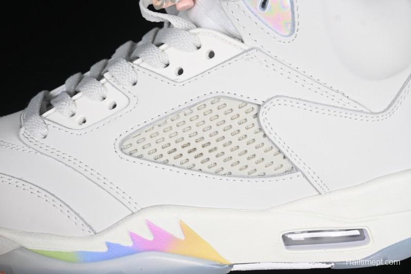 Nike Air Jordan 5 Retro Light Orewood Brown Snake Year Limited Basketball Shoes - HF3183-001