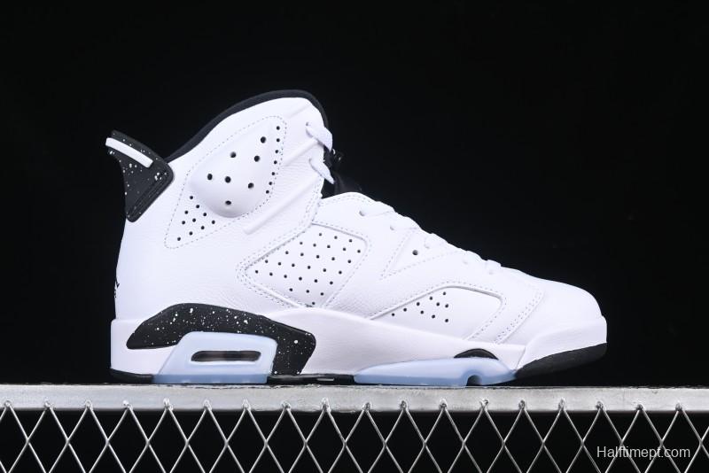Nike Air Jordan 6 Retro White And Black Basketball Shoes - CT8529-112