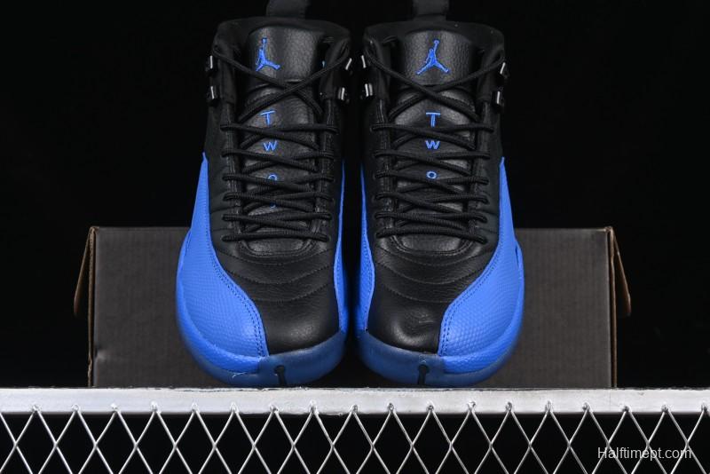 Nike Air Jordan 12 Retro Basketball Shoes with Game Royal Colorway - 130690-014