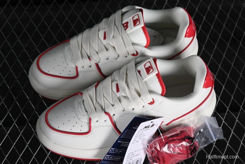 MLB Chunky Liner Basic New York Yankees Thick Sole Casual Sneakers with 6cm Height Increase - 3ASXCA12N43RDS