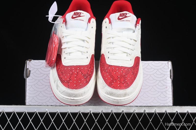 Nike Court Vision Lo 2025 Year of the Snake Theme Campus Casual Sneakers - CD5463-100