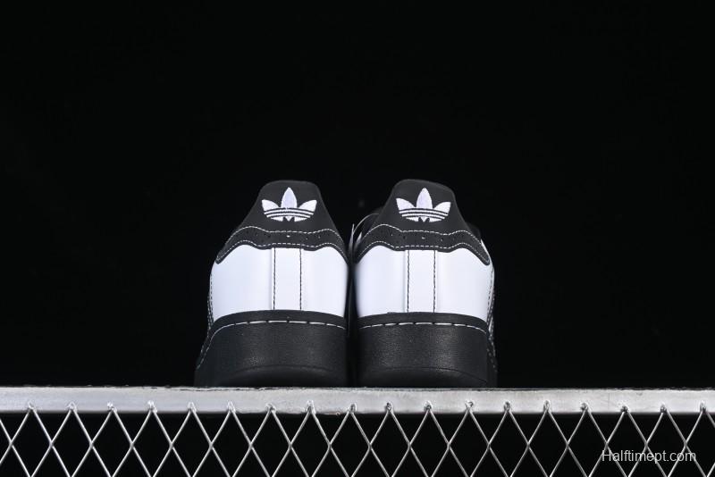 Adidas Originals Superstar XLG Casual Sneakers with Shell Toe and Thick Sole - IE8409