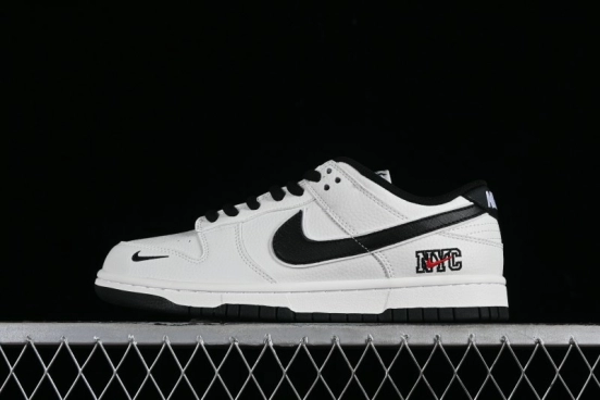 Nike SB Dunk Low NYC Collaboration Black Beige Low-Top Casual Skateboarding Shoes - NC2103-301