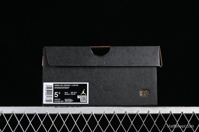 Nike Air Jordan 1 Low Custom Black Green Casual Sneakers - FN7366-400