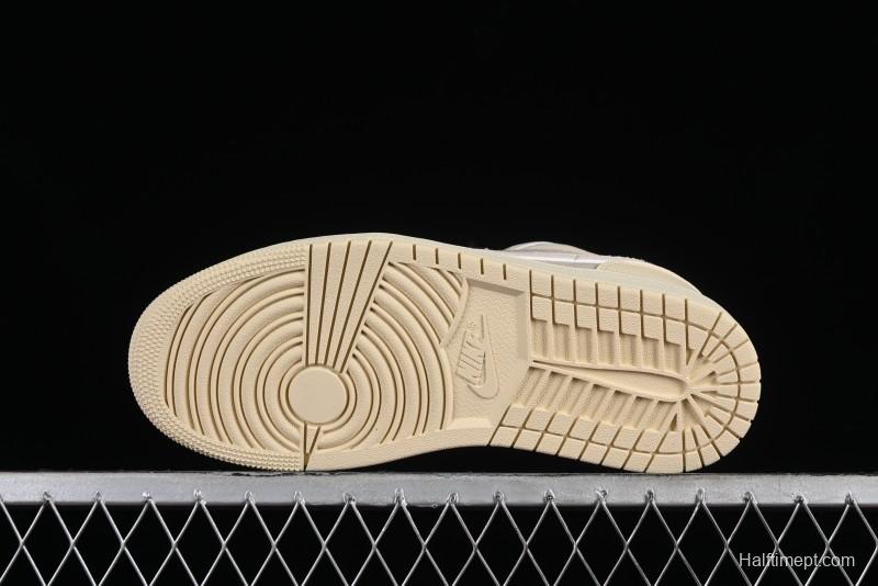 Nike Air Jordan 1 Low AJ1 Khaki Pink Low-Top Lifestyle Basketball Shoes - FQ1925-100