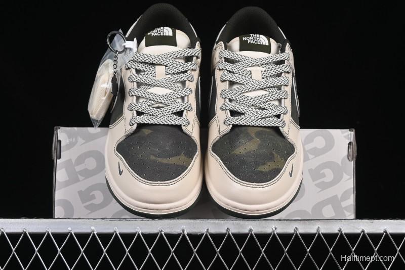 Nike SB Dunk Low The North Face x CDG Anniversary High-End Custom Low-Top Casual Sneakers - DM6868-015
