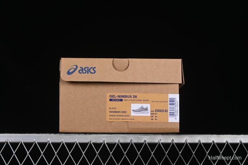 Asics Gel-Nimbus 26 Retro Breathable Casual Shoes Cushioned Men's Durable Running Shoes - 1012B601-020