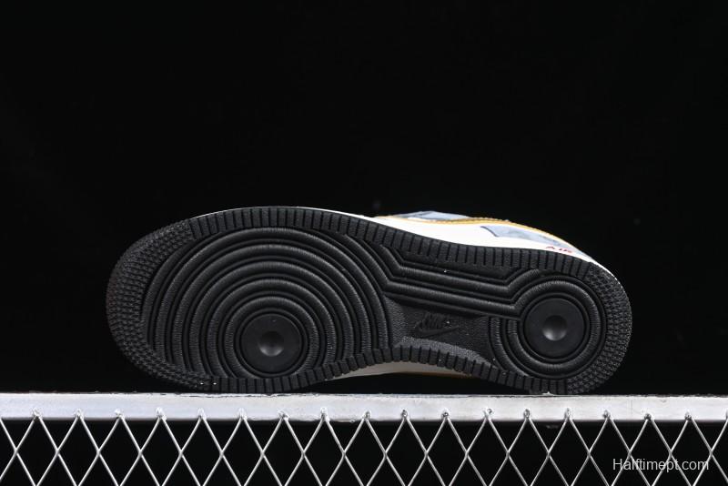 Nike Air Force 1 '07 Low Year of the Snake Limited Edition Golden Snake Scale Low-Top Casual Sneakers - XZ2025-688