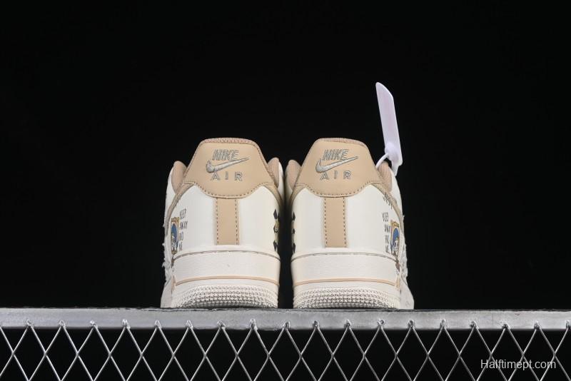 Nike Air Force 1 '07 Low Casual Sneakers with Pop Mart Molly Design - FJ7740-210