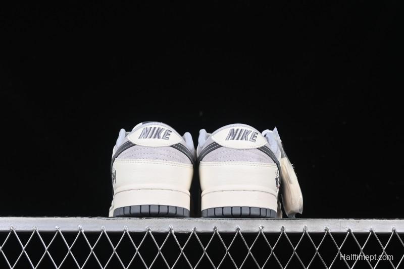 Nike SB Dunk Low Stussy Anniversary Edition Custom High-End Casual Sneakers - DM6868-027