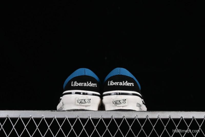 Vans Slip-On x Liberaiders Origami Checkerboard Low-Top Casual Sneakers - VN000V0SAPK