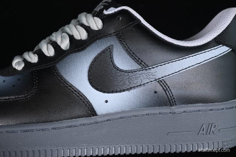 Nike Air Force 1 '07 Low Night Storm Custom Casual Sneakers for Autumn Winter - YD2425-101
