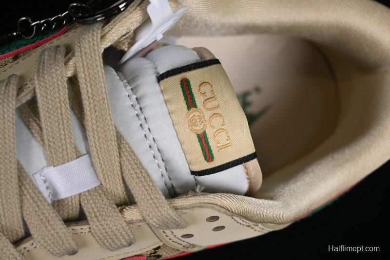 Nike SB Dunk Low Gucci Collaboration - Anniversary High-End Customized Low-Top Casual Sneakers - DQ1098-357