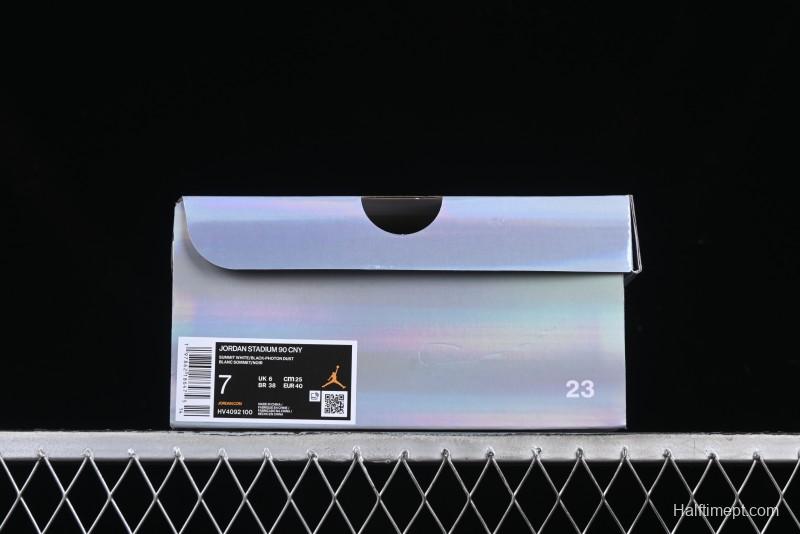 Nike Air Jordan Stadium 90 AJ Casual Sneakers with Midfoot Mesh Panel - HV4092-100