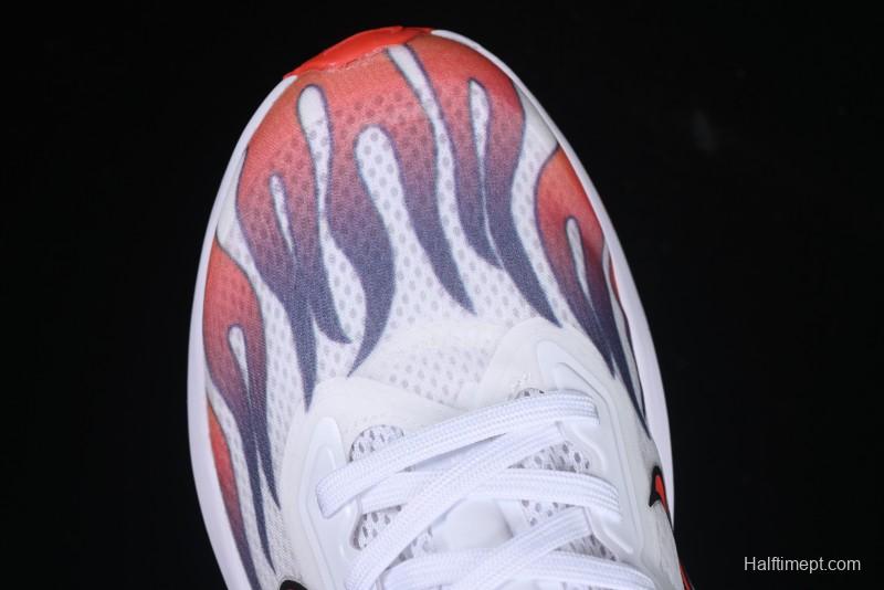 Nike Zoom Fly 6 Lightweight Responsive Running Shoes with Flyknit and Carbon Fiber Plate - HQ3498-100
