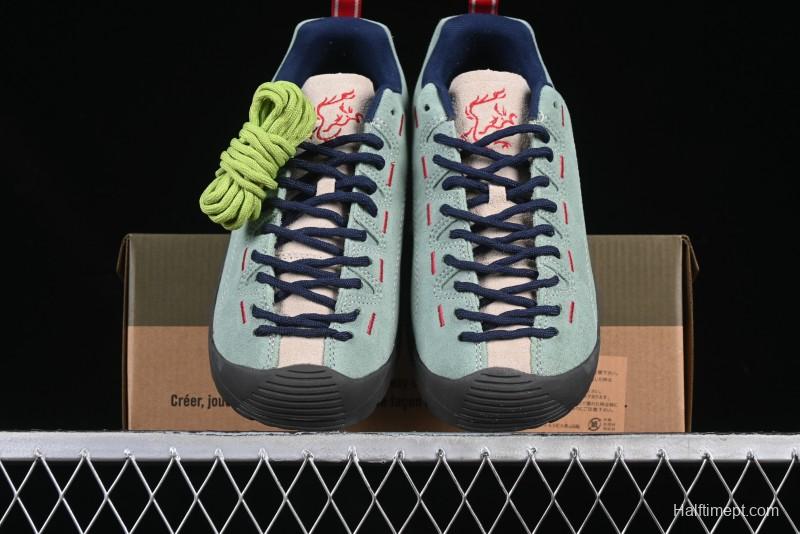 KEEN Jasper Lightweight Outdoor Adventure Shoes – Mint Green & Navy