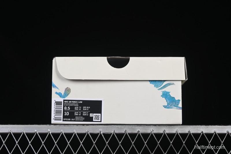 Nike Air Force 1'07 Low Nezha Collaboration Magic Ball Spirit Pearl Casual Sneakers - DF0188-047