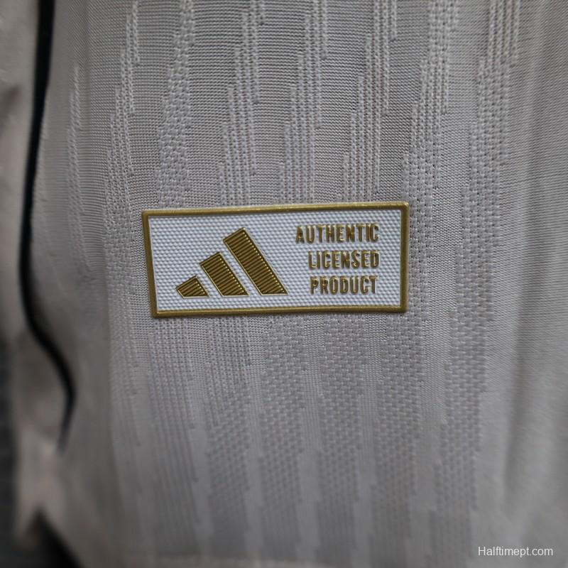 Player Version 25/26 Real Madrid White with Textured Pattern Jersey