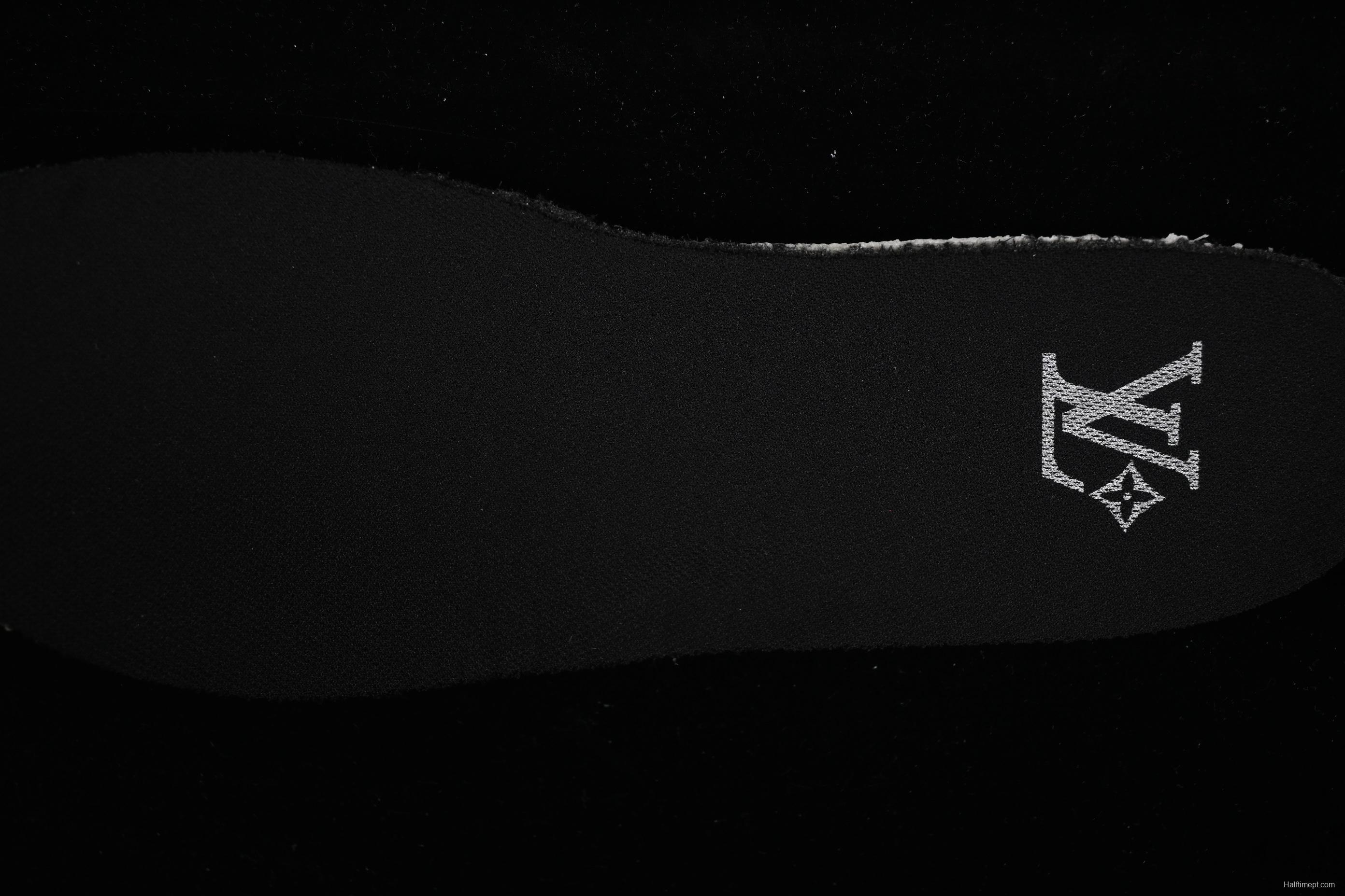 Louis Vuitton Footprint Soccer Low-Top Lifestyle Casual Shoes Round Toe Lace-Up - AJF6