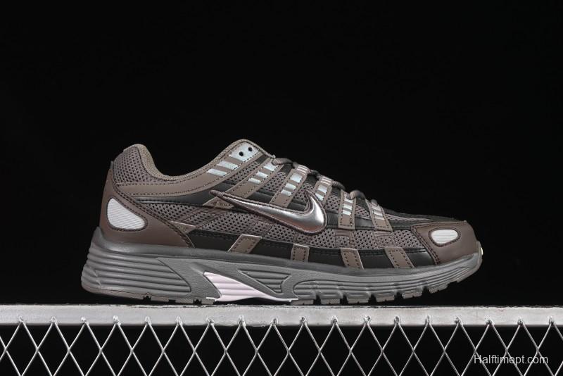 Nike P-6000 Prm Retro Casual Sneakers with Layered Design - CD6404-202