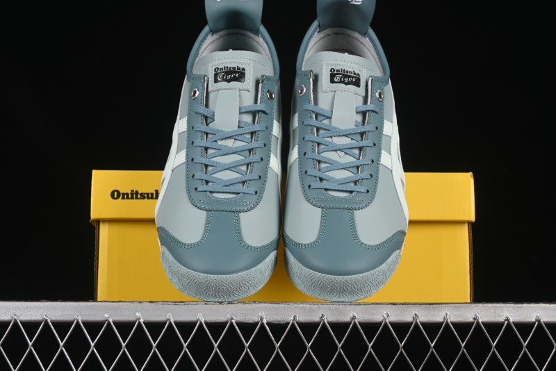 Onitsuka Tiger Mexico 66 Cactful-S Low-Top Leather Running Shoes in Pastel Colorway - 1183A872-402