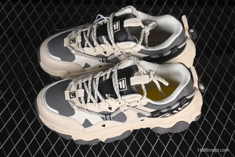 Fila Heritage Fluid Cat Paw 5.0 Retro Dad Shoes with Lace-Up Design - F12M442115FAG