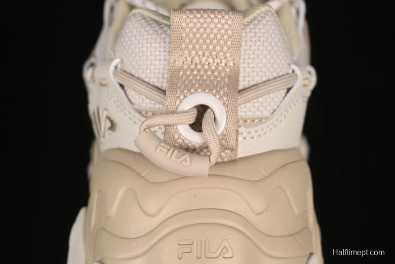 Fila Heritage Fluid Cat Paw 5.0 Retro Dad Shoes with Lace-Up Design - F12M412105FOS