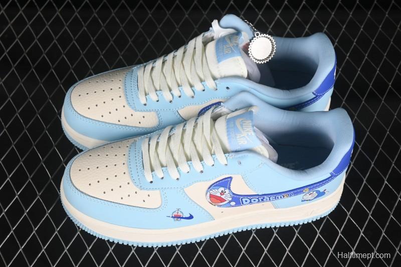 Nike Air Force 1'07 Low Doraemon Casual Sneakers with Full-Length Air Cushion - DF0188-059