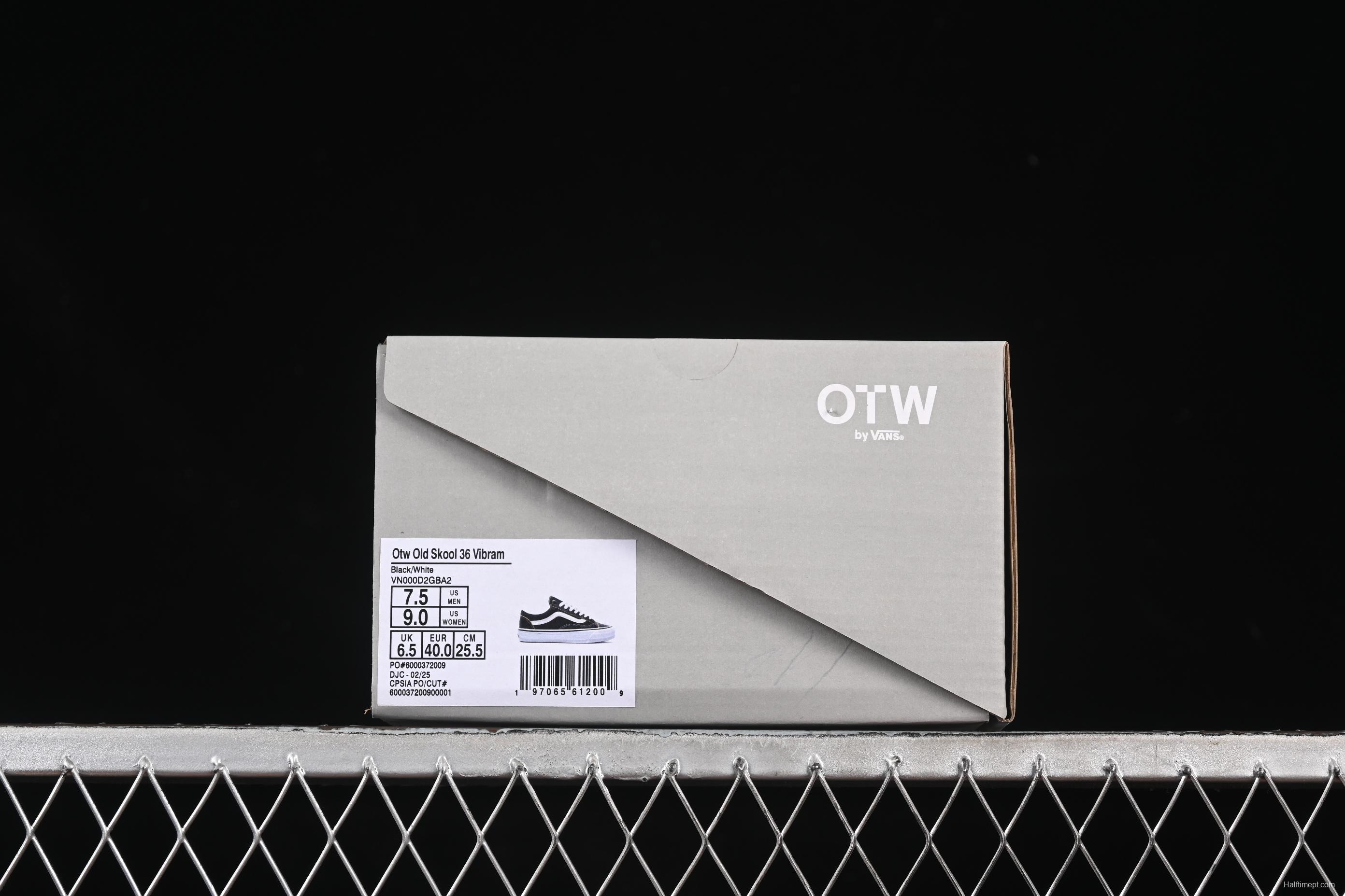 Vans Old Skool 36 Vibram Low-Top Retro Skate Shoes - VN000D2GBA2