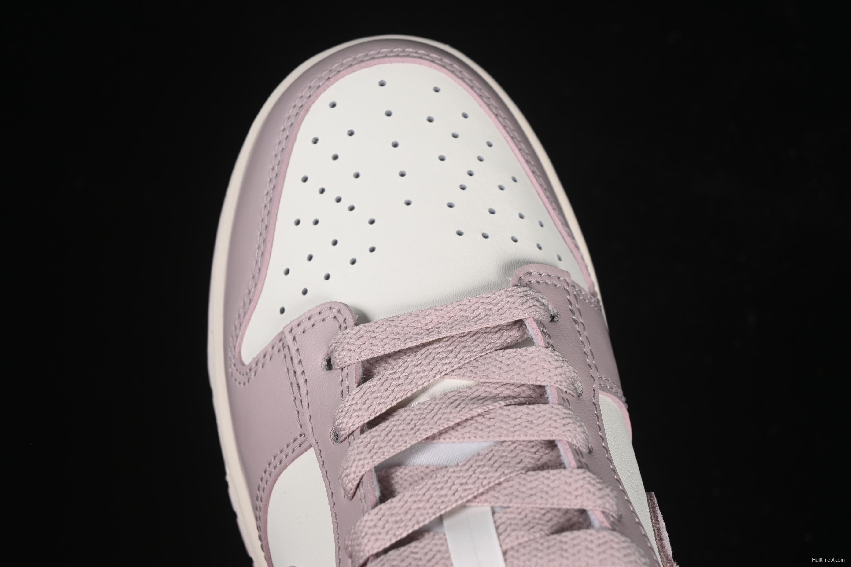 Nike SB Dunk Low White Light Purple Low-Top Casual Skate Shoes - FB9109-122