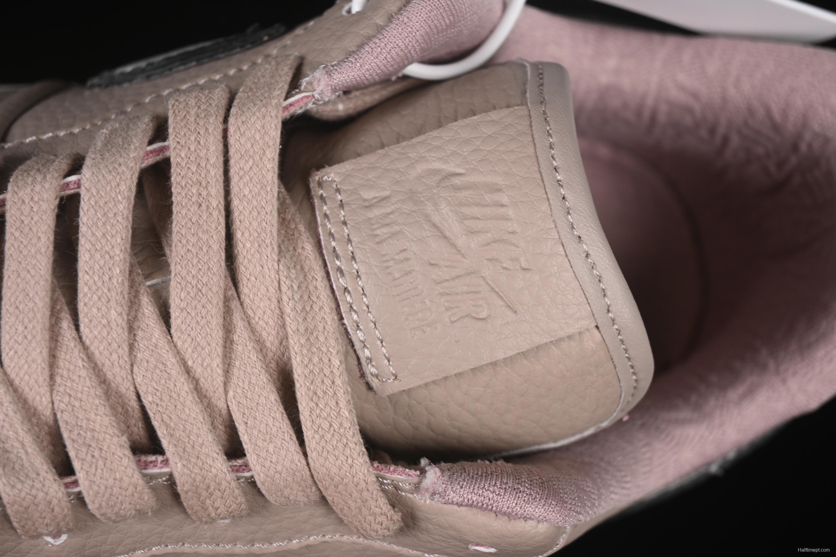 Nike A Ma Maniére x Air Force 1'07 Low Casual Sneakers with Premium Leather and Signature Lining - HF4084-200