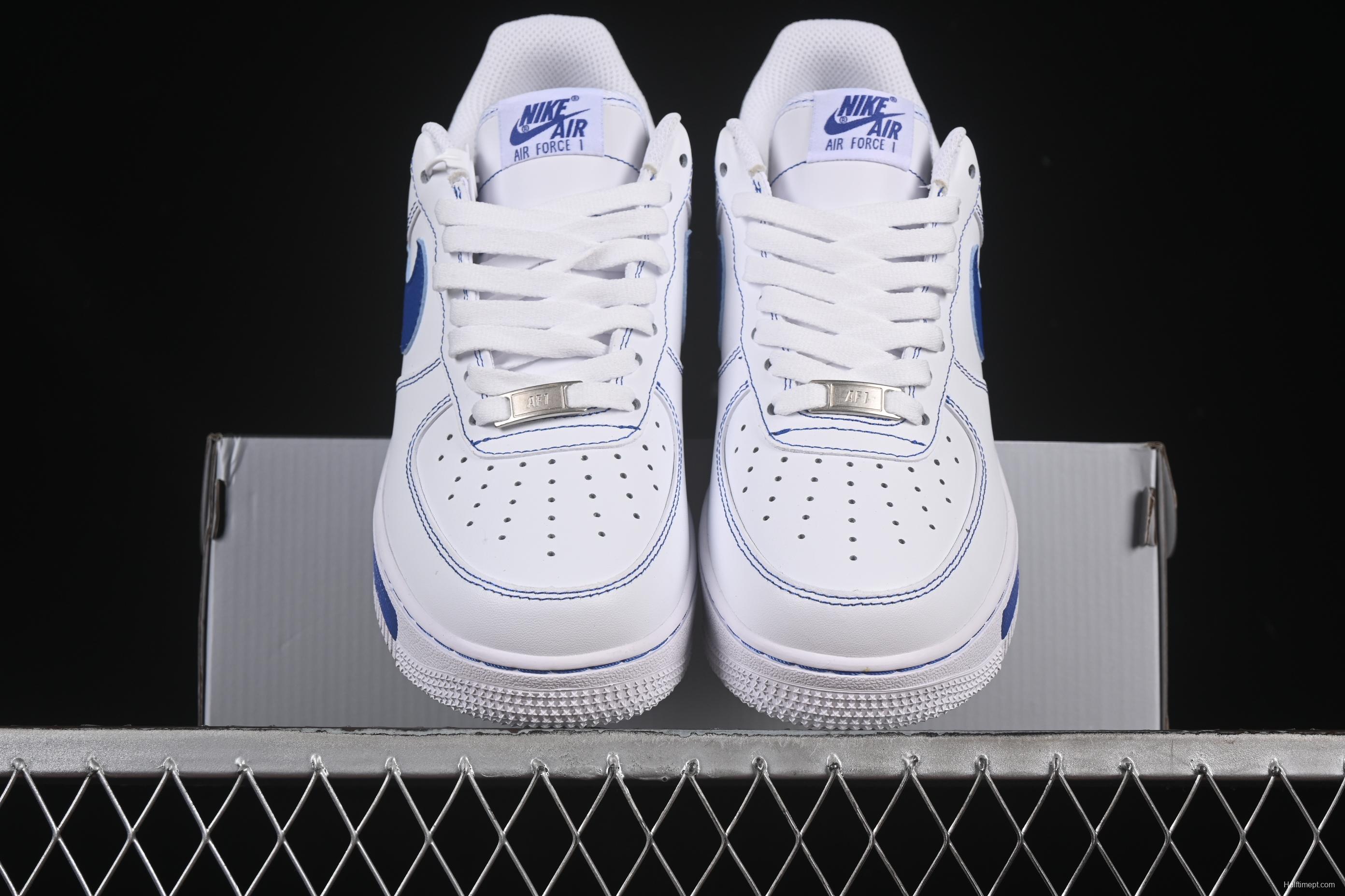 Nike Air Force 1'07 Low Casual Sneakers in Blue Ocean - ZH0316-083