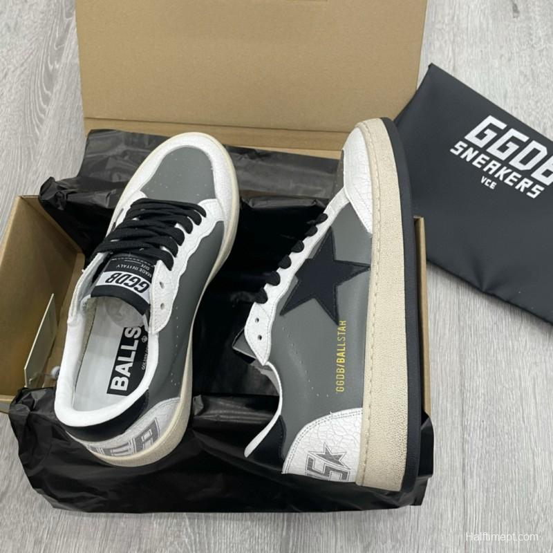 2024 Unisex GGDB Grey White Black Leather Suede Low Top Sneakers MJ00260