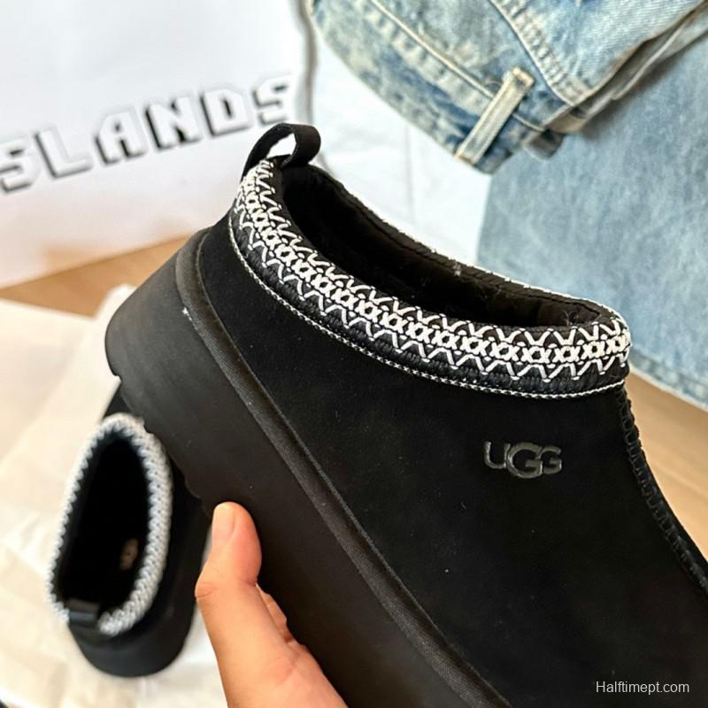 2024 UGG Black Suede Slippers