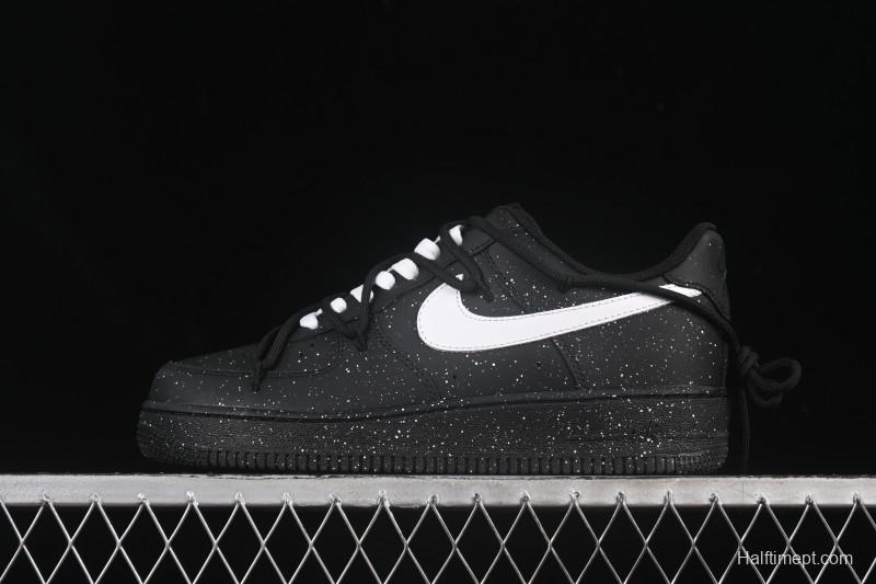 Nike Air Force 1'07 Low White Starry Splatter Casual Sneakers - ZH0316-090