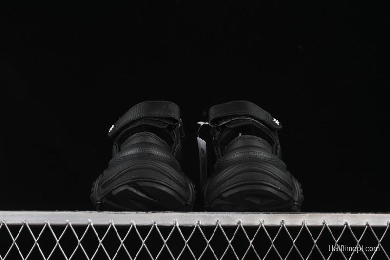 Adidas NY MLB Winner Chunky Mask New York Yankees Height Increase Platform Sandals - 3ASDW015350BKS