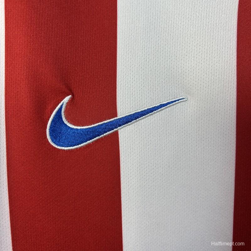 16/17 Retro Atletico Madrid Home Jersey
