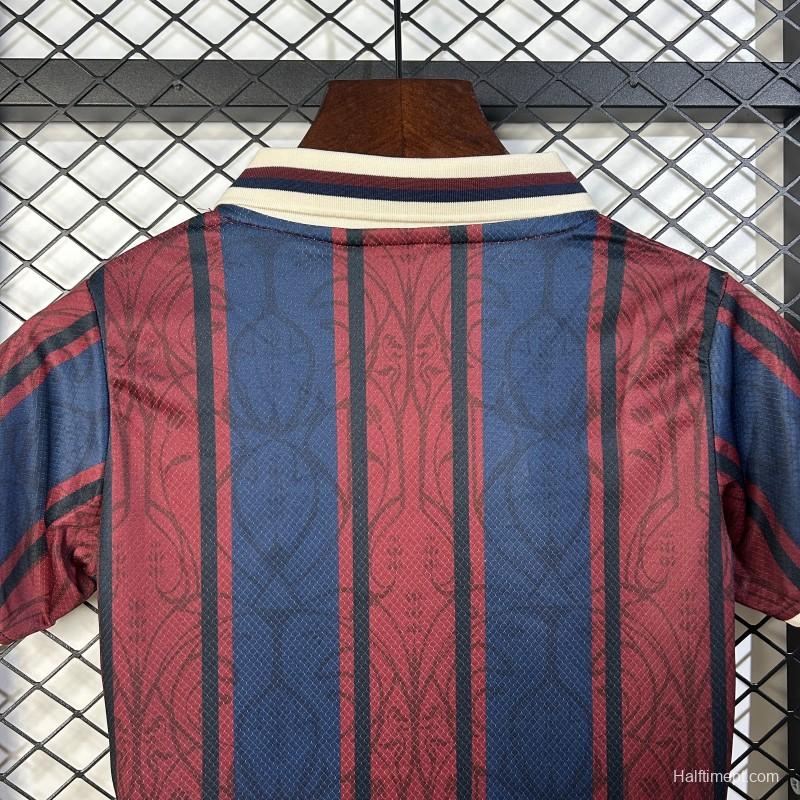 25/26 Kids Modernist FC Barcelona Polo Long Sleeve Jersey